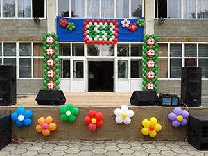 Панно из шаров 615