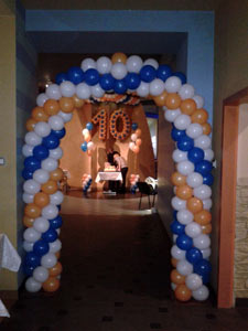 Арка из шаров