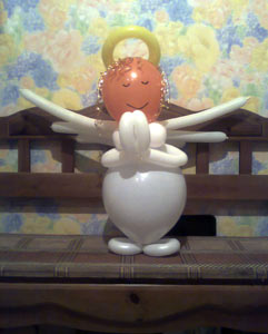 Ангел из шаров