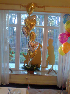 Сердца фольгированые