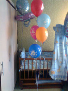 Шарики на выписку