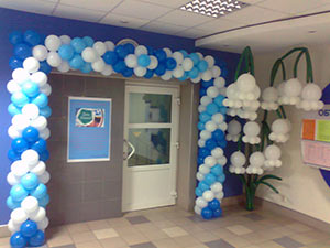 Арка из шаров