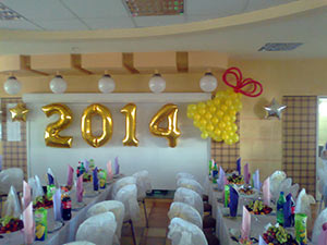 колокольчик из шаров 2014