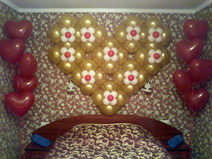 Сердце из шаров