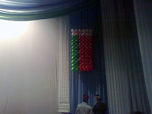 Флаг РБ из шаров