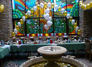 Цепочка из шаров с гелием