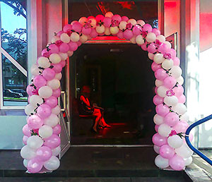 Арка из шаров на свадьбу