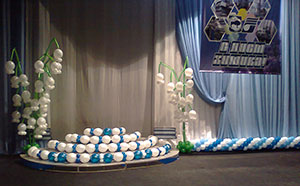 ландыши из шаров