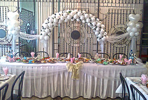 Арка из шаров на свадьбу