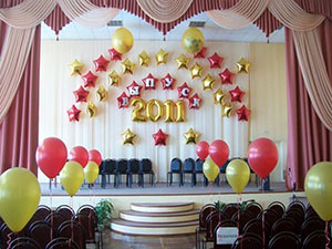 выпуск в школе шары