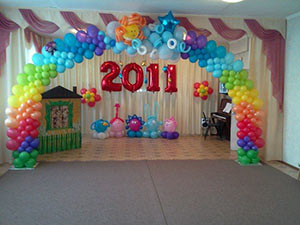 цифры на выпускной в детском саду