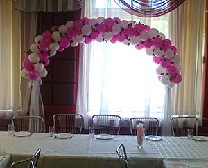 Арка из шаров на свадьбу