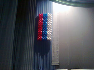 Флаг РФ из шаров