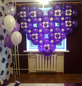 Сердце из шаров