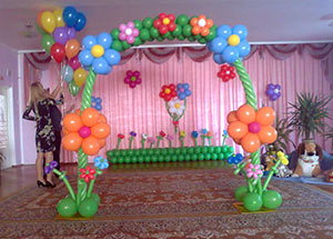 Арка из шаров
