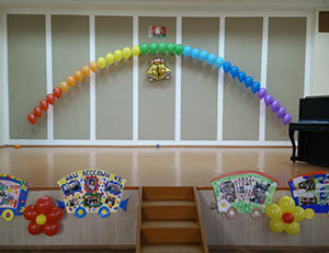 шары на сцене