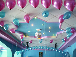 Цепочки из шаров с гелием