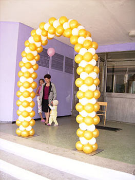 Арка из шаров