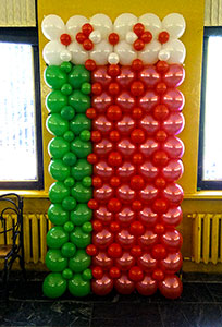 Флаг Беларуси из шаров