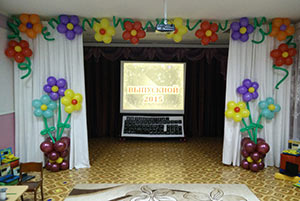 Цветы из шаров