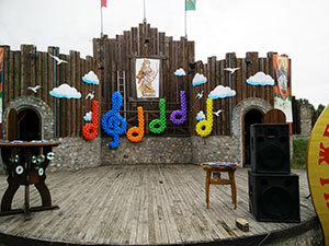 ноты из шаров