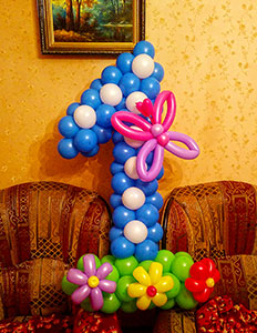 у нас День рождения шарики