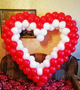 Сердце из шаров