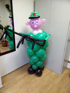 Солдат из шаров