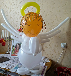 Ангел из шаров