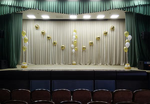 шары на сцене