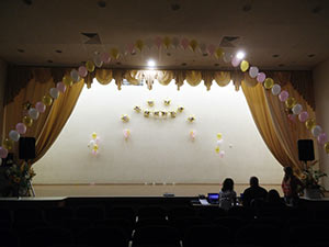 воздушная цепочка из шаров