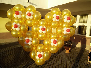 Сердце из шаров