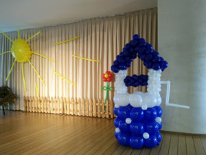 колодец из шаров