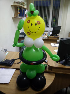 Солдат из шаров