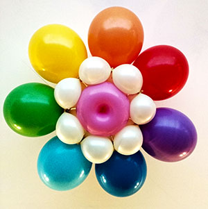 цветик-семицветик из шаров