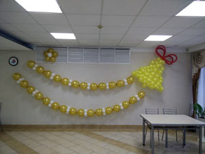 колокольчик из шаров