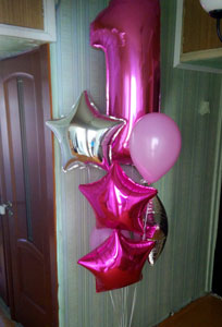 1 год шарики