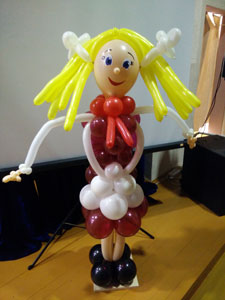 ученица из шаров