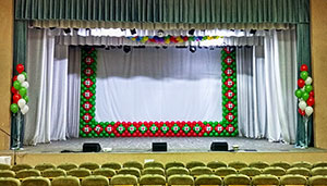 обрамление экрана шарами