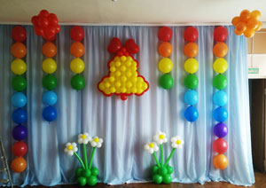 колокольчик из шаров