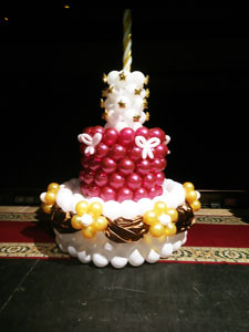 торт из шаров