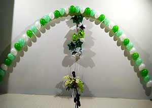 Шары с гелием цепочка