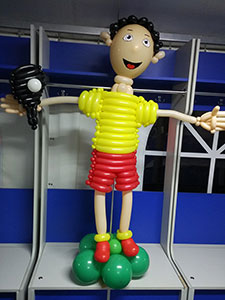 теннисист из шаров