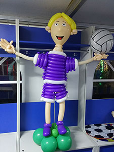 волейболист из шаров