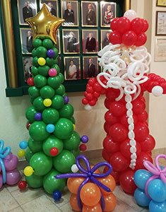 Украшение фойе к Новому году