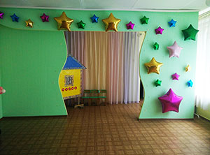 детский сад, выпускной, шары