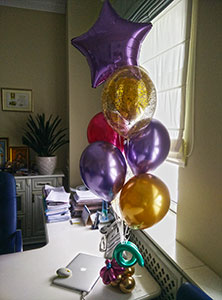 Шары с гелием на стол