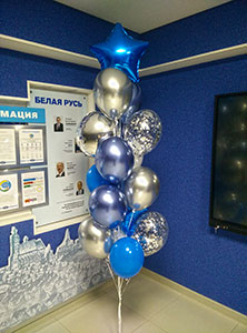 Пучок шаров с гелием