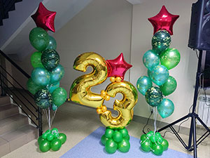 Украшение фойе к 23 февраля