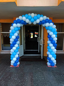 Арка из шаров на вход